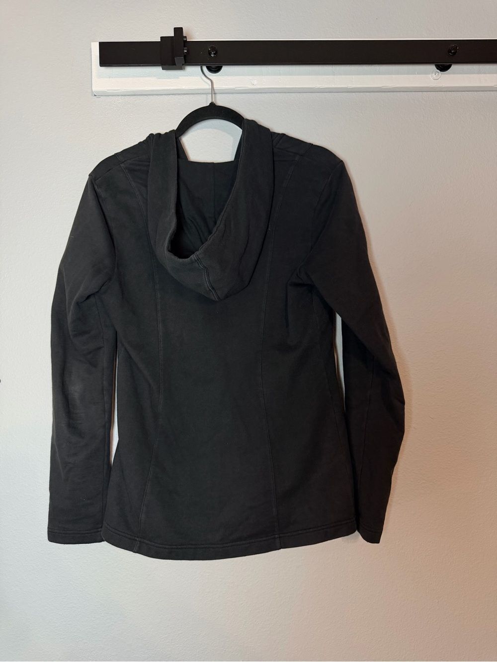 The North Face Button Front Hoodie Sweatshirt Medium Faded Black - Picture 4 of 7